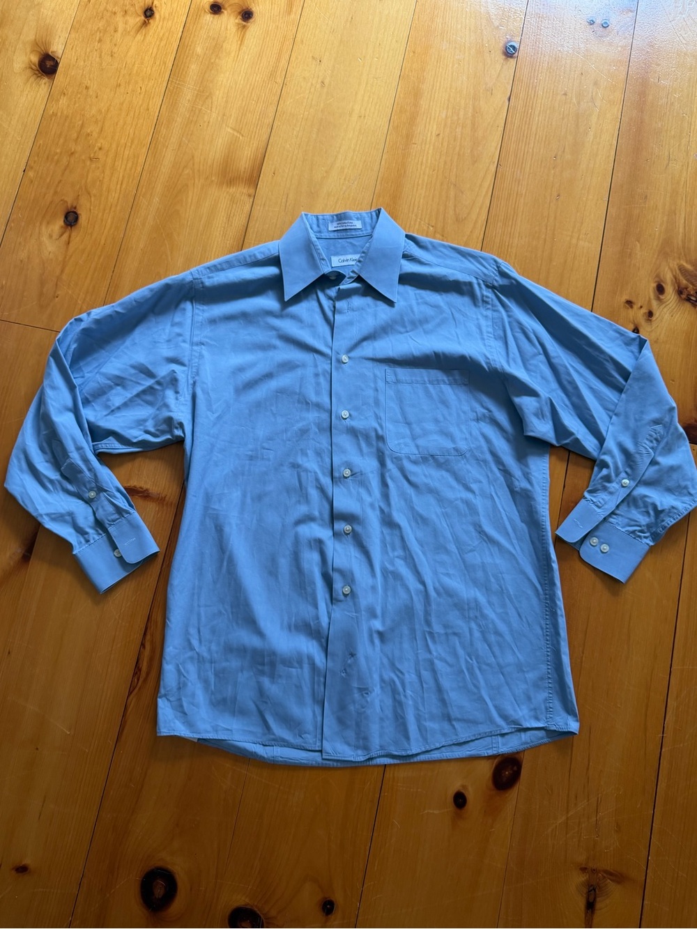 Calvin Klein Classic Light Blue Men's Dress Shirt